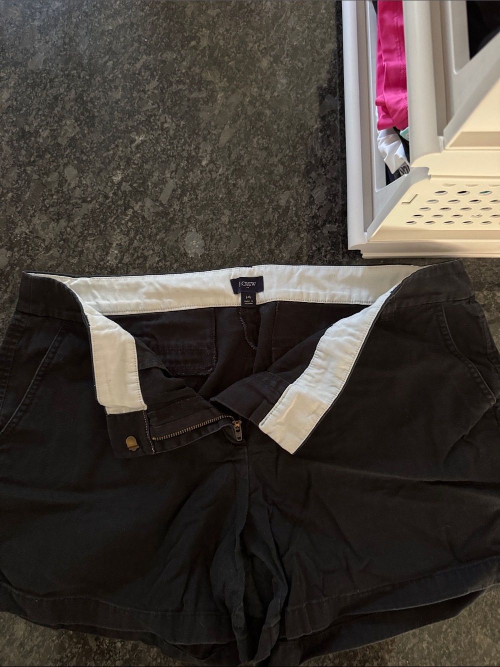 J. Crew Black Women's Cotton Blend 5 in Shorts